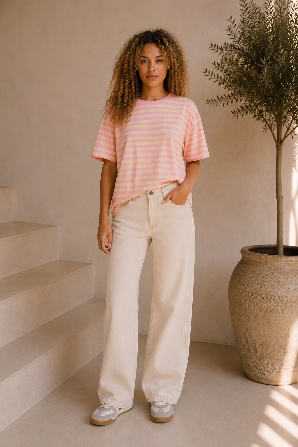Noor | Striped T-shirt