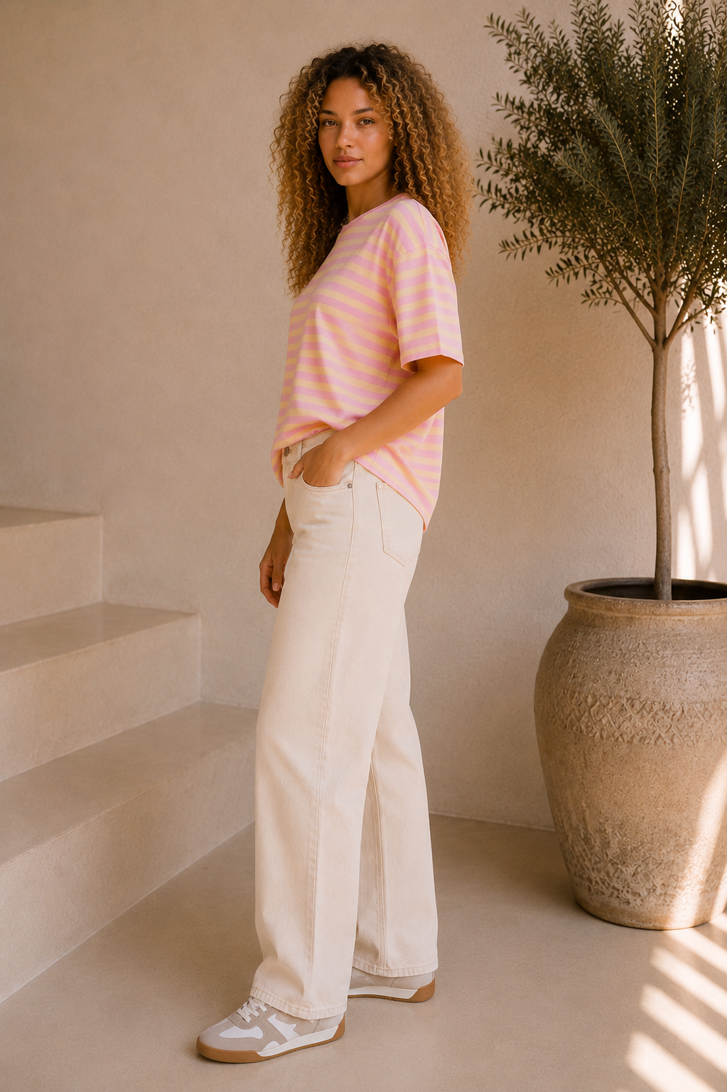 Noor | Striped T-shirt