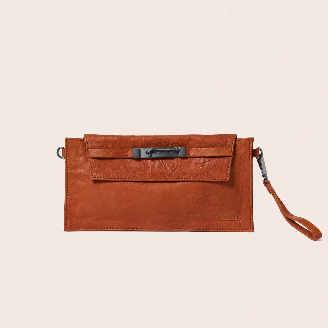 Happy | Bruine Crossbody Tas