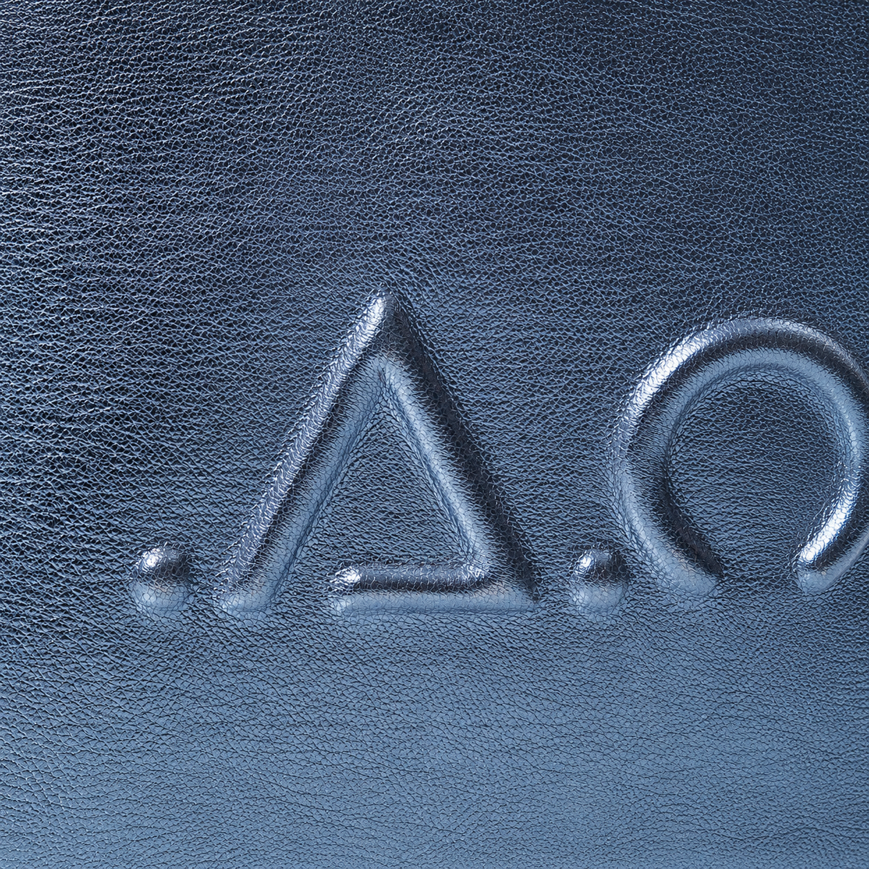 Glamorous | Metallic Blauwe Handtas