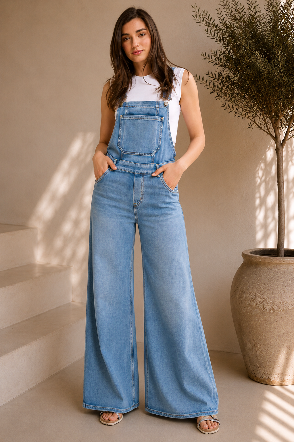 Mila | Denim Overalls