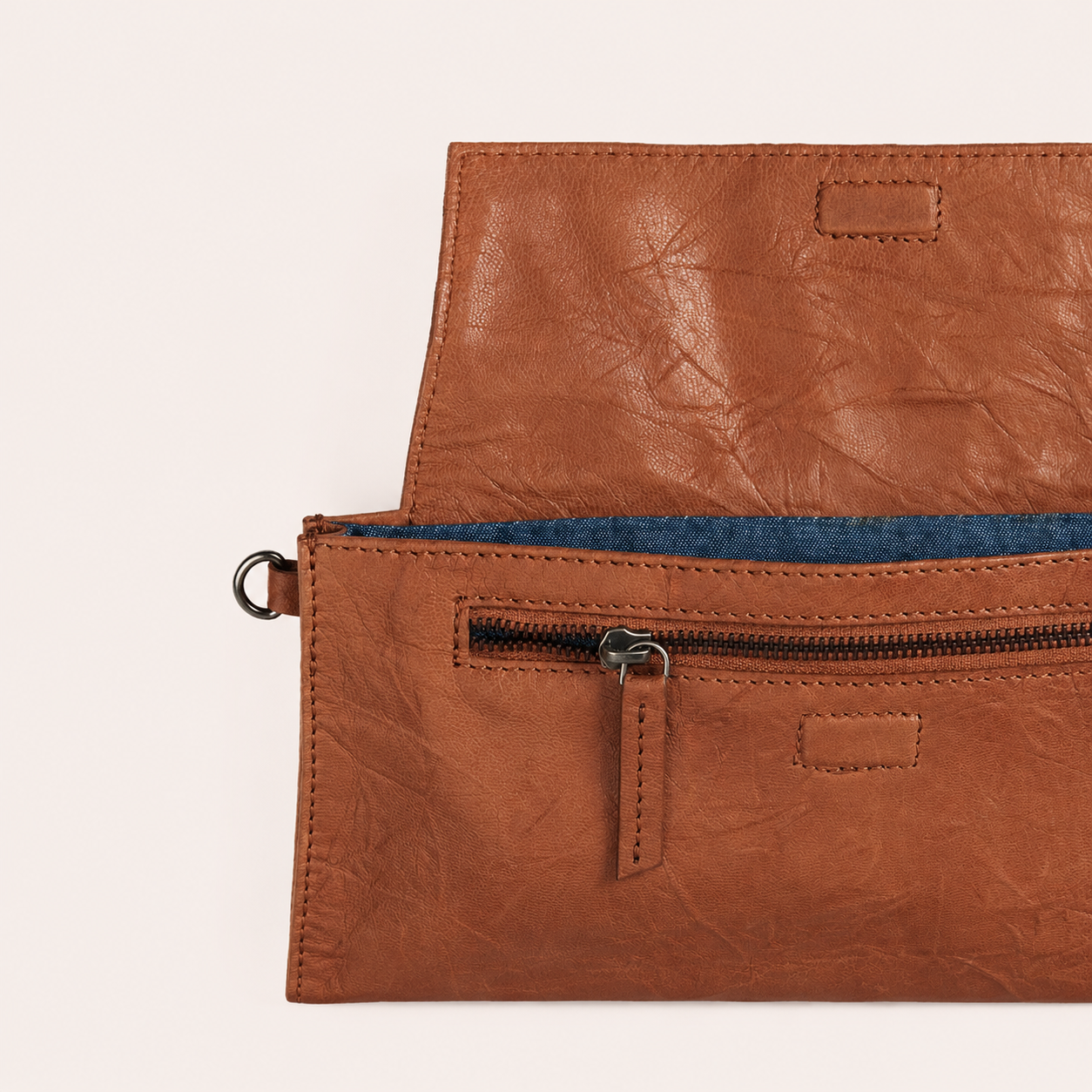 Happy | Bruine Crossbody Tas